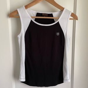 Ariat Black and White Tank